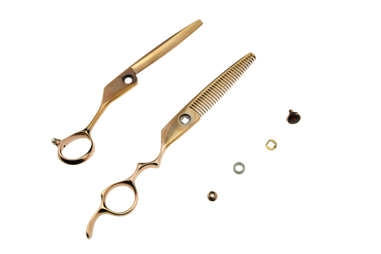 Above Ergo 30T Thinning Shears Rose Gold - 6"