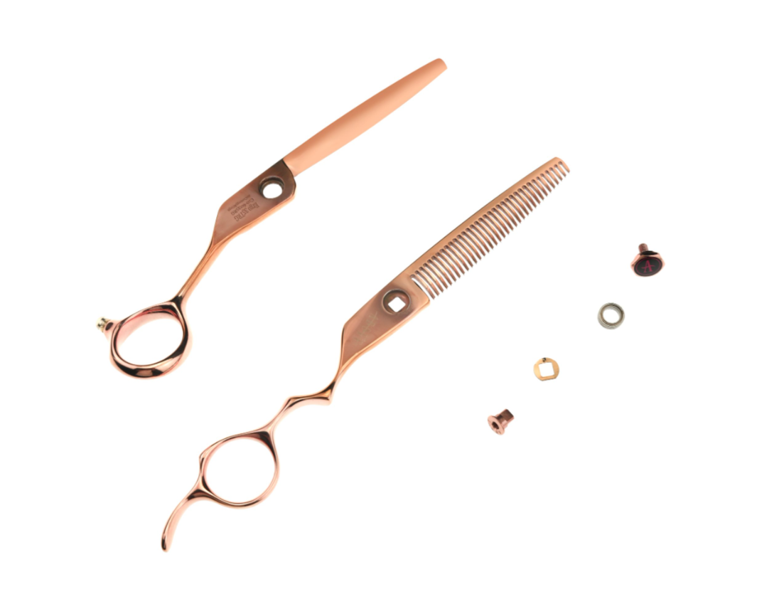 Above Ergo 35T Thinning Shears Rose Gold - 6"