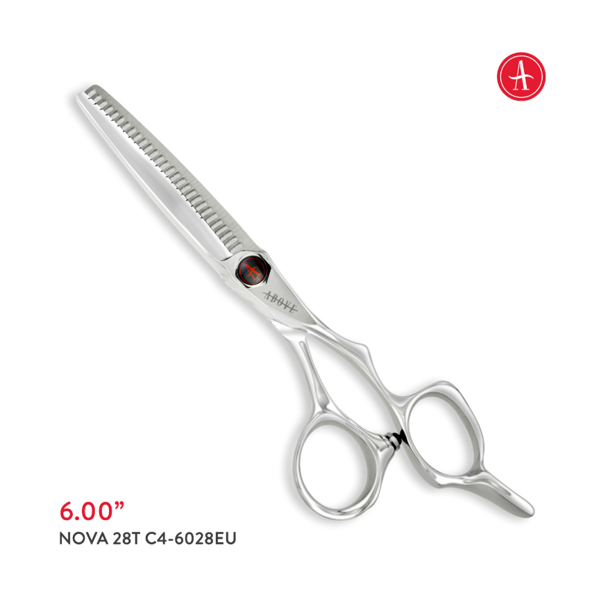 Above NOVA 28T No-Line Blending Shears - 6"