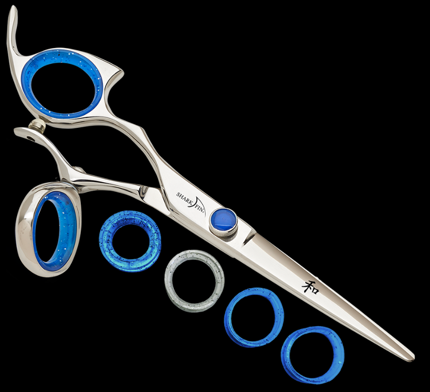 Professional Shears Swivel Lefty - Shark Fin