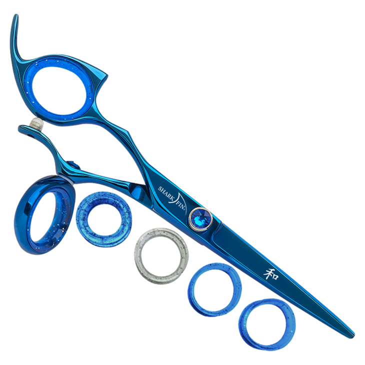 Professional Shears Swivel Lefty - Shark Fin